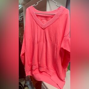 Aerie Bright Pink Knit Top